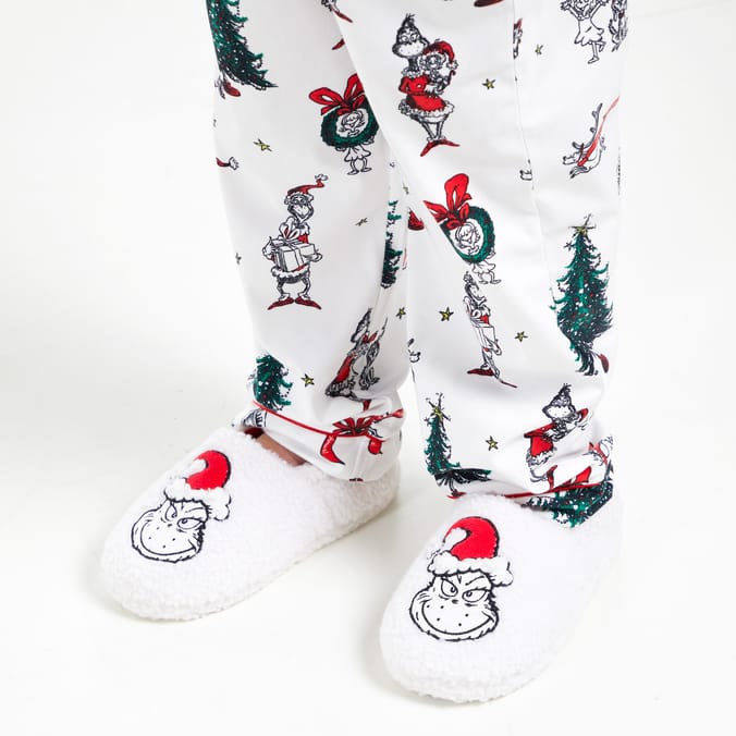 Older Kids Grinch Slippers