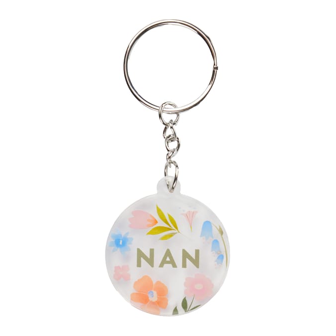 Mother's Day Floral Nan Keyring