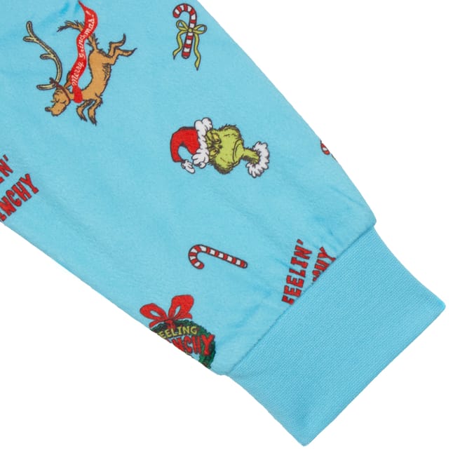 Grinch Blue Fleece Pyjamas