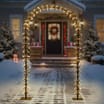 Prestige Mains Operated LED Light-Up Starburst Door Arch 2.3m