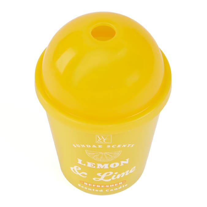 Sundae Scents Smoothie Scented Candle 220g - Lemon & Lime