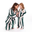Originals Younger Kids Pink & Green Striped Pyjamas