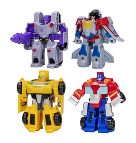 Transformers Toys Heroes vs Villains 4 Pack