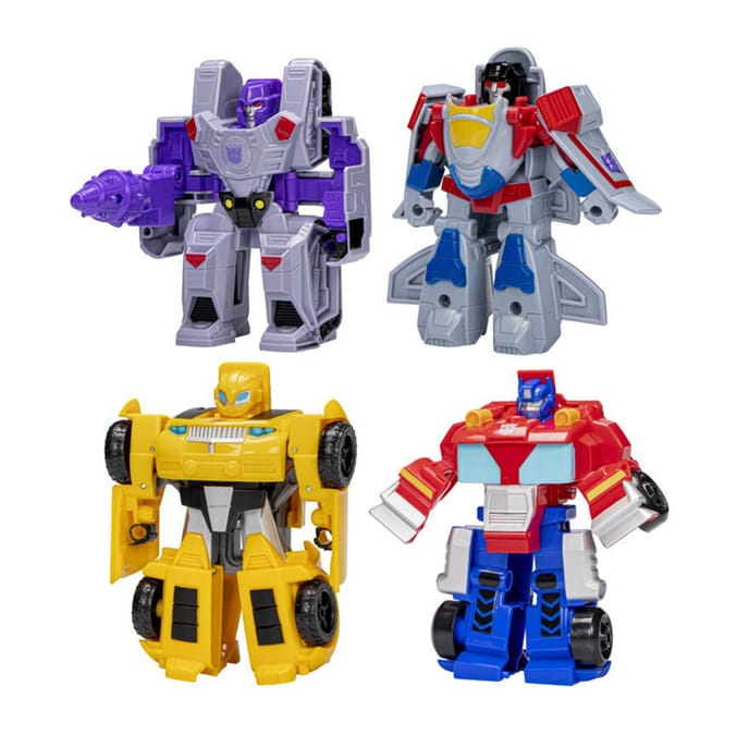 Transformers Toys Heroes vs Villains 4 Pack