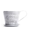 The Outdoor Living Collection Cup & Saucer Planter