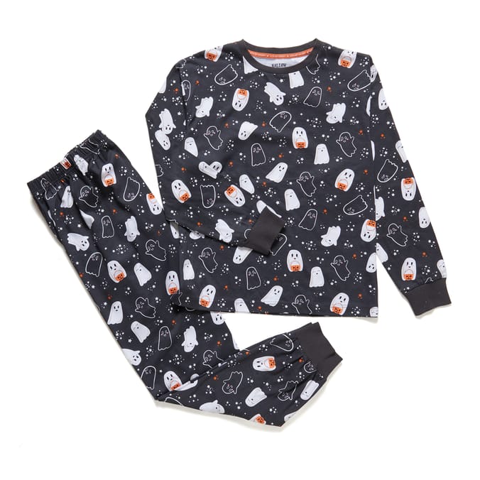 Hallow Scream Mens Halloween Ghost Pyjamas