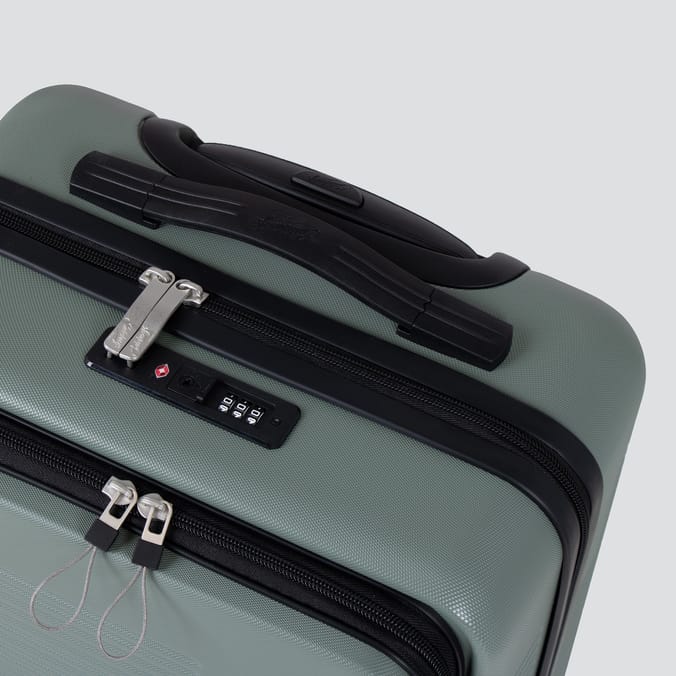 Salisburys Hard Shell Lisbon Expandable Suitcase - Green