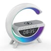 Equatech Rechargeable LED Wireless Charging Speaker with Alarm Clock