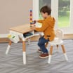 Kids Scandi Height Adjustable Table and Chair Set