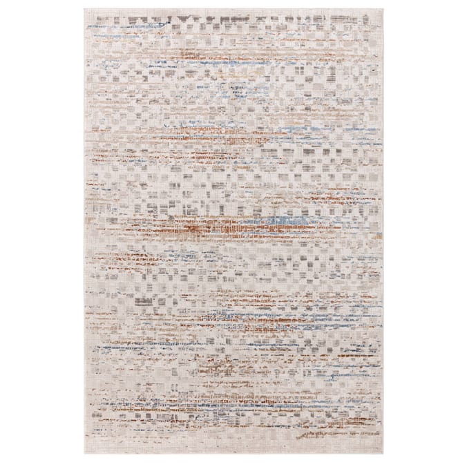 Asiatic Miro Grid Rug Metallic MI04