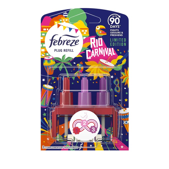 Febreze 3Volution Rio Carnival Plug In Refill 20ml