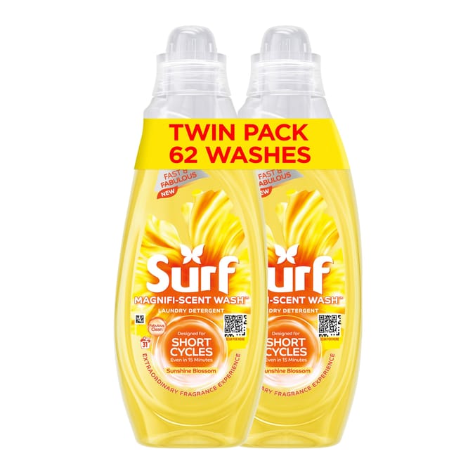 Surf Magnifi-Scent Wash Laundry Liquid 2x 31 Washes -  Sunshine Blossom
