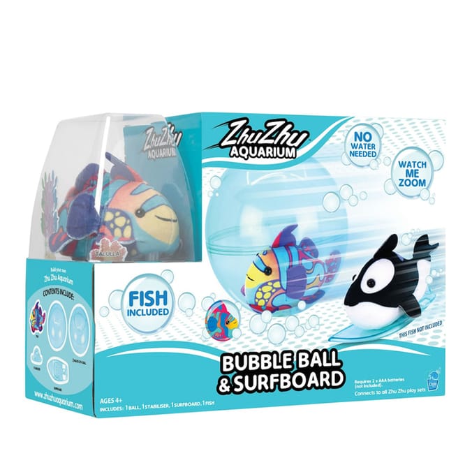 Zhu Zhu Starter Set With Bubble Ball & Surfboard