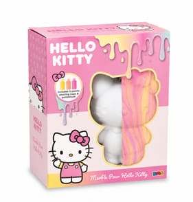 Marble Pour Hello Kitty