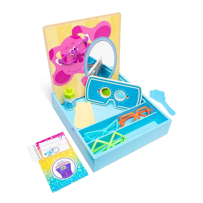 Melissa & Doug Blue’s Clues & You! Time for Glasses Eye Doctor Play Set