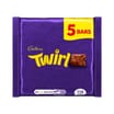 Cadbury Twirl Milk Chocolate 5 Pack Multipack 107.5 g
