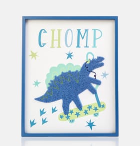 The Kids Edit Tufted Wall Art - Chomp