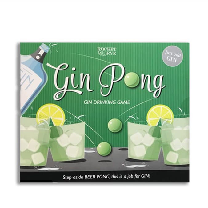 Rocket & Rye Gin Pong Drinking Game