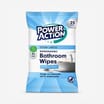 Power Action XL Bathroom Wipes 25s  x2
