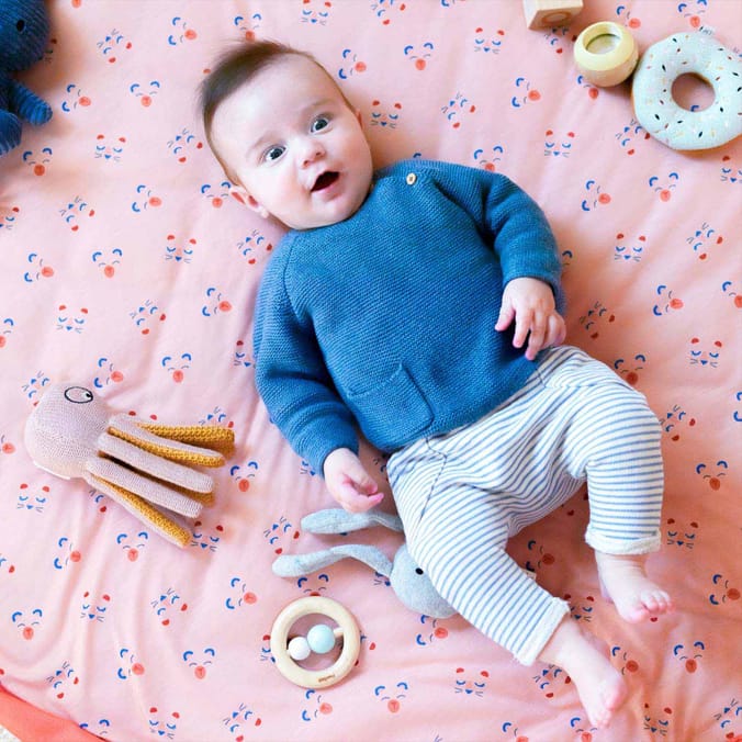 Play & Go Baby 2in1 Play Mat Bag - Animal Faces