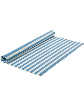  The Outdoor Living Collection Garden Rug 120 x 180cm - Blue Stripes