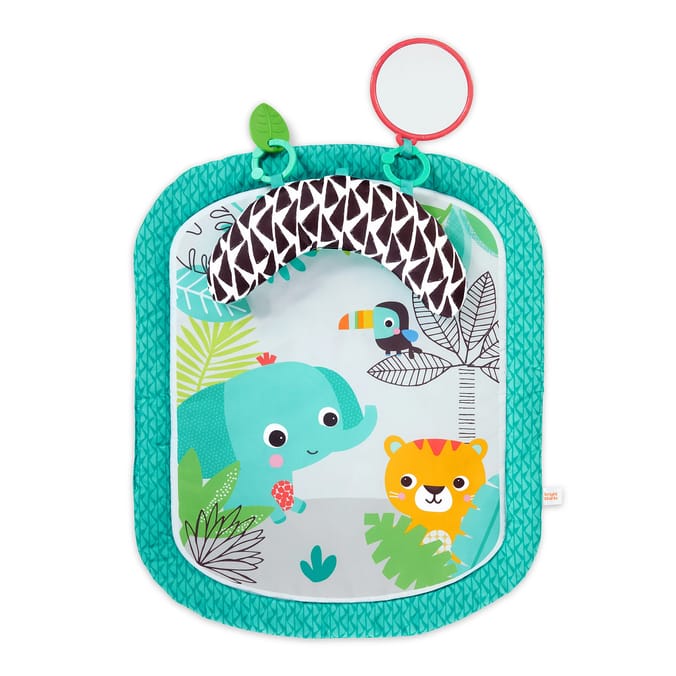 Bright Starts Prop & Play Tummy Time Baby Activity Mat - Totally Tropical