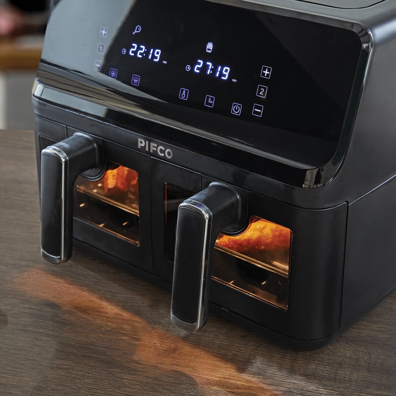 Pifco Dual Air Fryer 8l Home Bargains