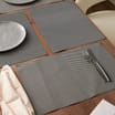 Home Collection Vinyl Chevron Placemats