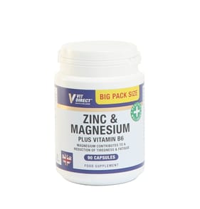 Vit Direct Zinc & Magnesium Plus Vitamin B6 90s