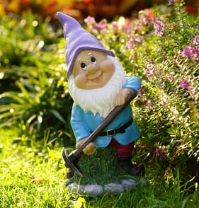 Jardin Decorative Resin Gnome - Purple Hat