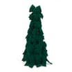 Winter Charm Velvet Bow Tree Cone