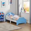 Liberty House Toys Two Tone Toddler Bed - White & Blue