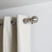 Home Collections Extendable Curtain Pole 110-320cm - Brushed Nickel