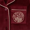 Burgundy Polar Express Baby Pyjamas