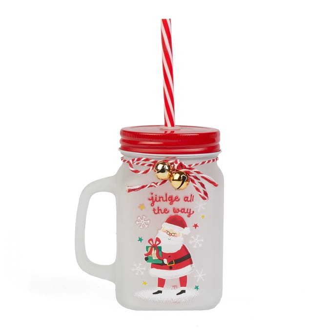 Sleigh Bells Character Mason Jar