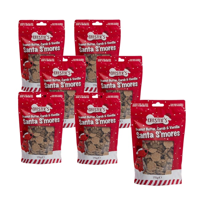 Chester's Peanut Butter, Carob & Vanilla Santa S'mores 170g x7