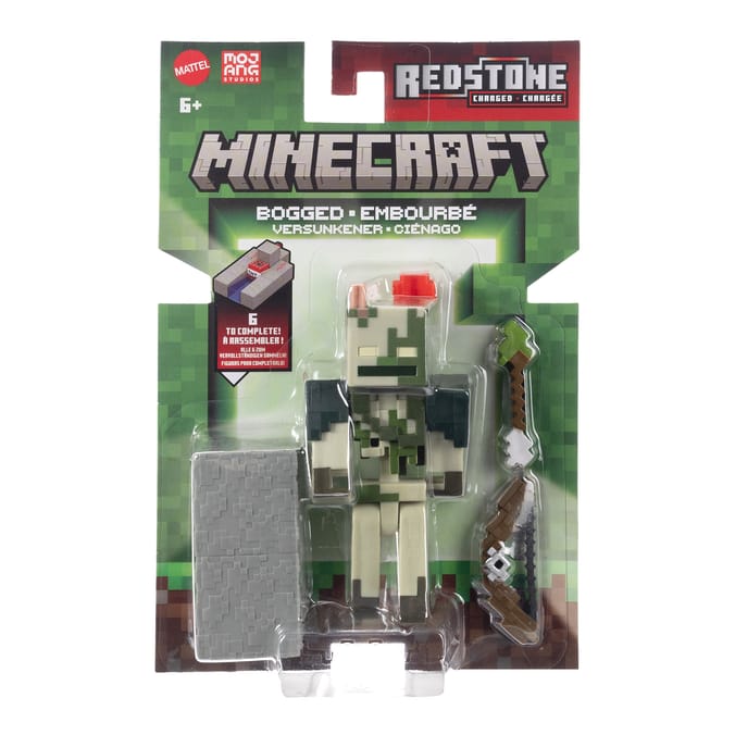 Minecraft Redstone Charged Action Figure 8cm - Bogged