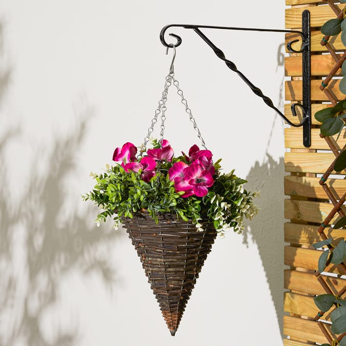 Jardin Artificial Pansy Hanging Basket