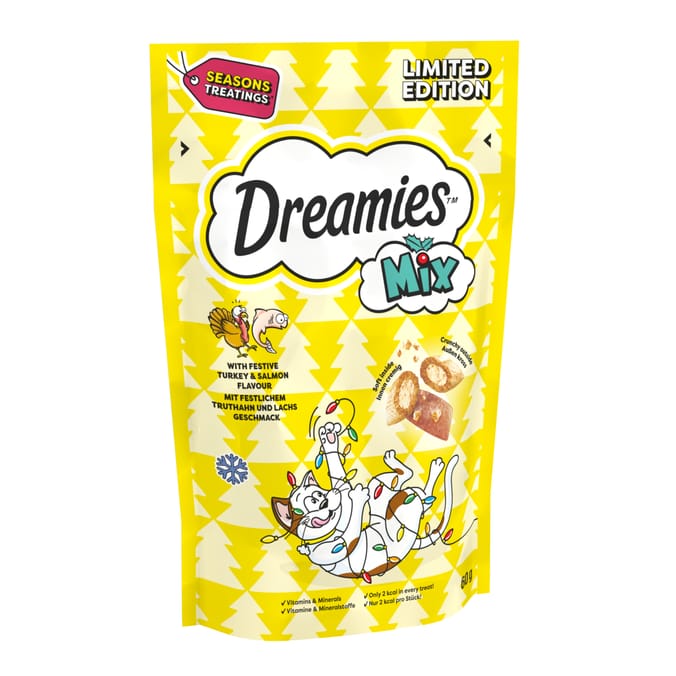 Dreamies Mix Turkey & Salmon 60g