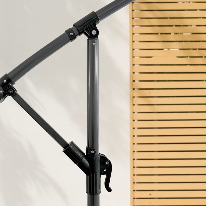 The Outdoor Living Collection Cantilever Banana Parasol 2.7m