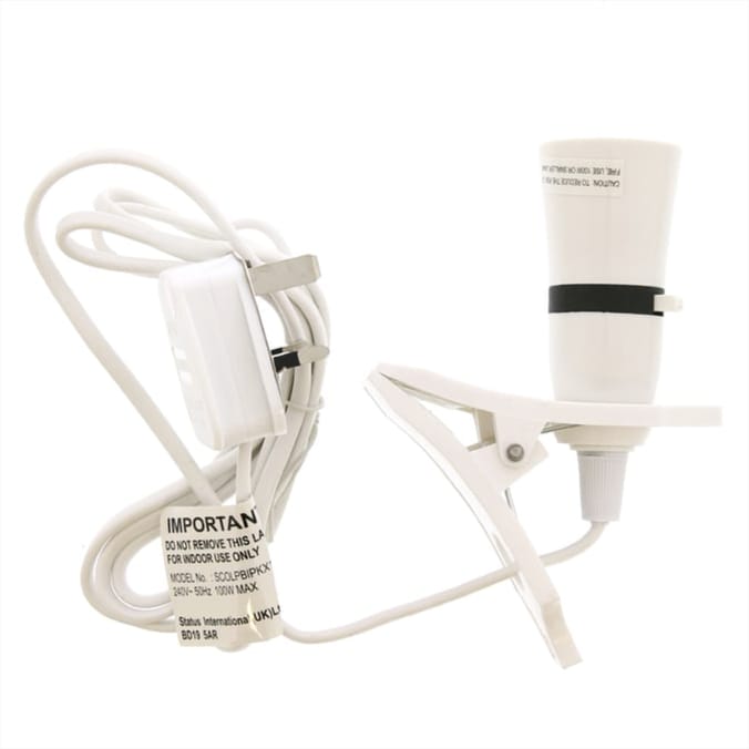 Clip on hot sale light bulb