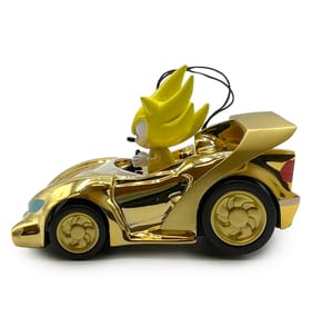 Sonic The Hedgehog Pull Back Calamity Car 9cm - Super Sonic