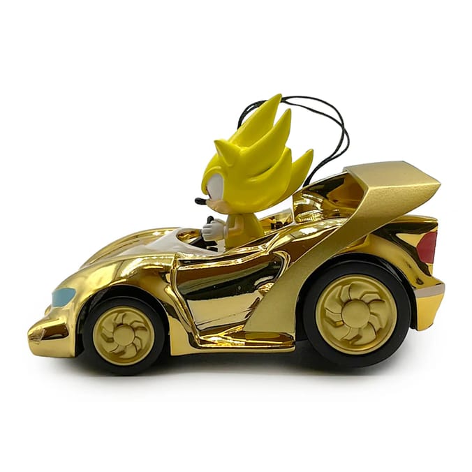 Sonic The Hedgehog Pull Back Calamity Car 9cm - Super Sonic