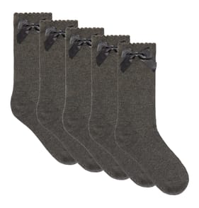 Originals Grey Bow Socks 5 Pack