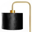 Velvet Brass Table Lamp - Black