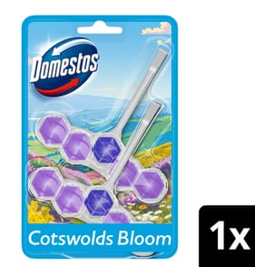 Domestos Power 5 Toilet Rim Blocks 2 Pieces - Cotswolds Bloom