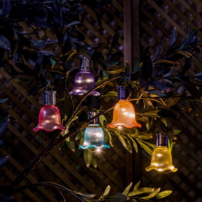 Firefly Hanging Flower Solar Lights
