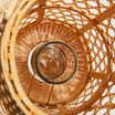 The Lifestyle Edit Bamboo Lantern LED Candle Holder
