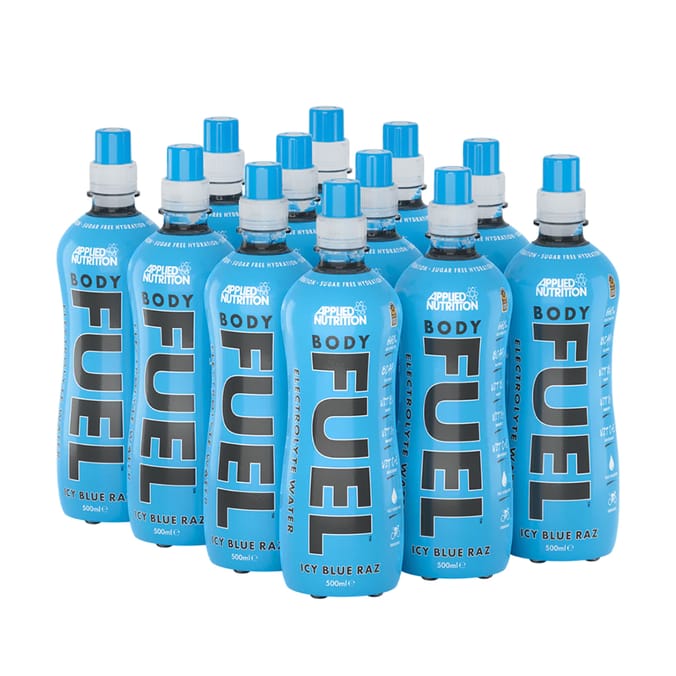 Applied Nutrition Body Fuel Icy Blue Raz Electrolyte & Vitamin Water 500ml x 12