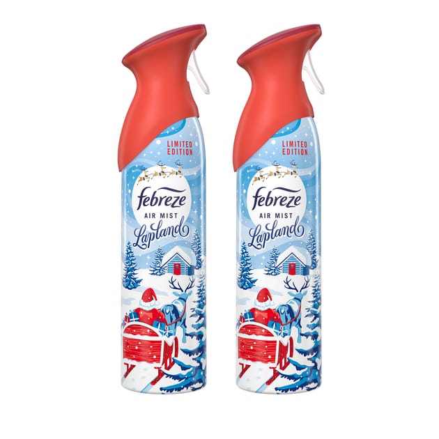 Febreze Lapland Air Freshener Spray 300ml x2 Home Bargains